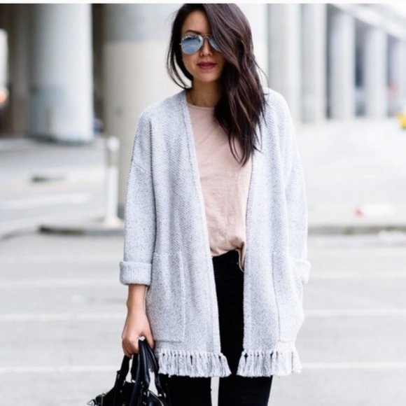 Madewell Sweaters - Madewell Memento Fringe Cardigan Sweater XXS